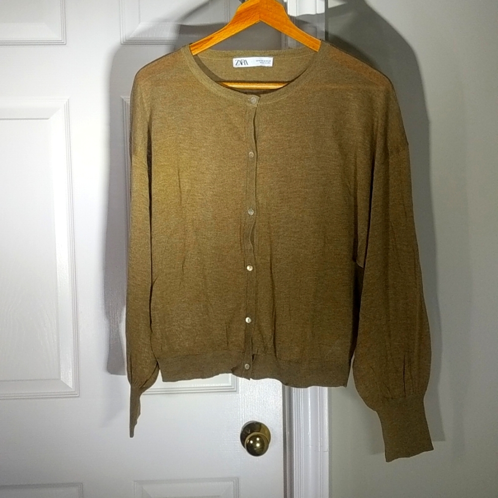 Tan Cardigan